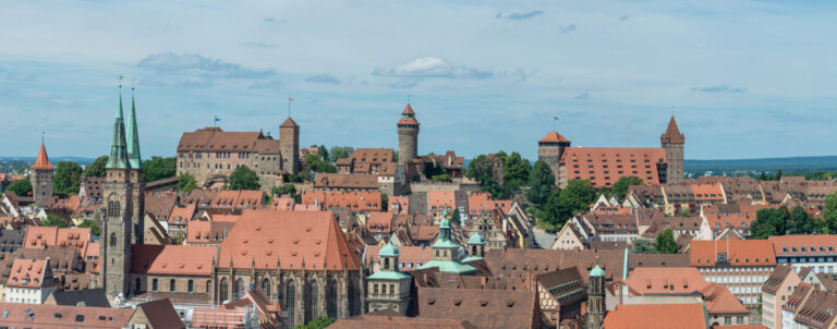 Panorama der Stadt Nürnberg